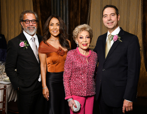 Chairmen Shara and Kent Schaffer, Margaret Alkek Williams, and Honoree Jim Nelson; Photo by Dave Rossman